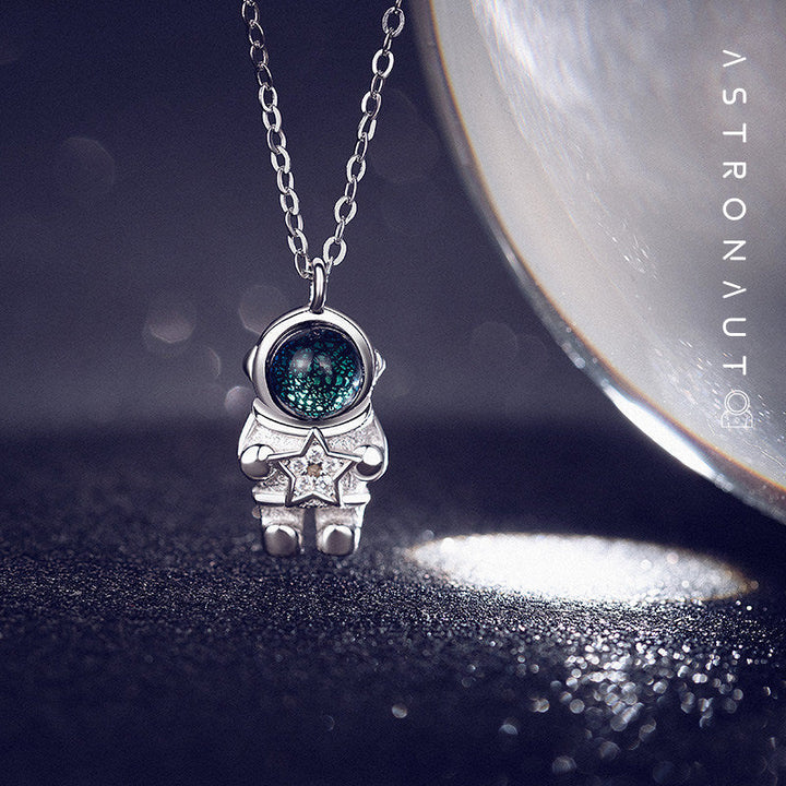 BowLift | Silver Astronaut Necklace, Jewelry Gifts for Women