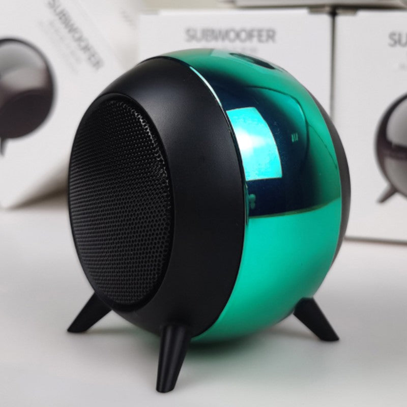 BowLift | Portable Mini Wireless Bluetooth 5.0 Speaker, with Cool Metal Shell, Long Battery Life and Widely Compatible with Phones and Tablets, for Office, Home and More