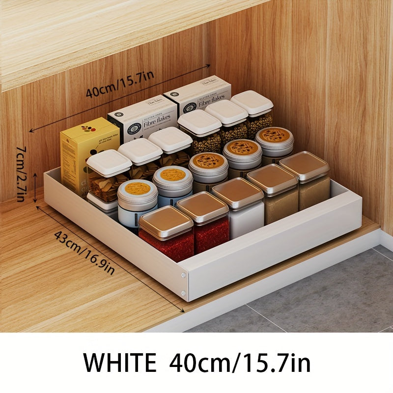BowLift | Lina Pull-Out Kitchen Cabinet Organiser – Space-Saving Sliding Pantry Storage Rack