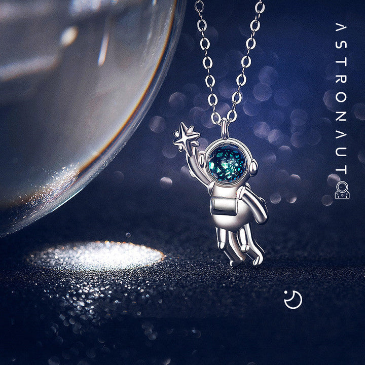 BowLift | Silver Astronaut Necklace, Jewelry Gifts for Women