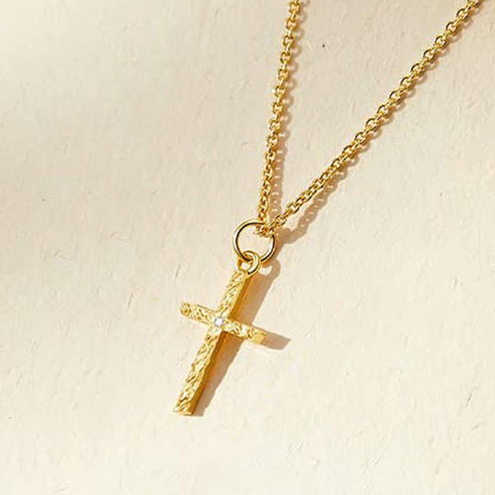 BowLift | 14k Initial Necklace + FREE Cross Necklace