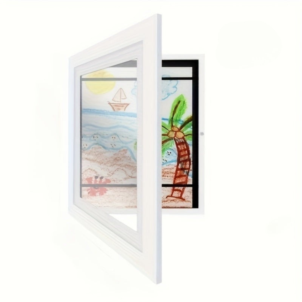 BowLift | Digital Photo Frame Magnetic Wood Wall Display