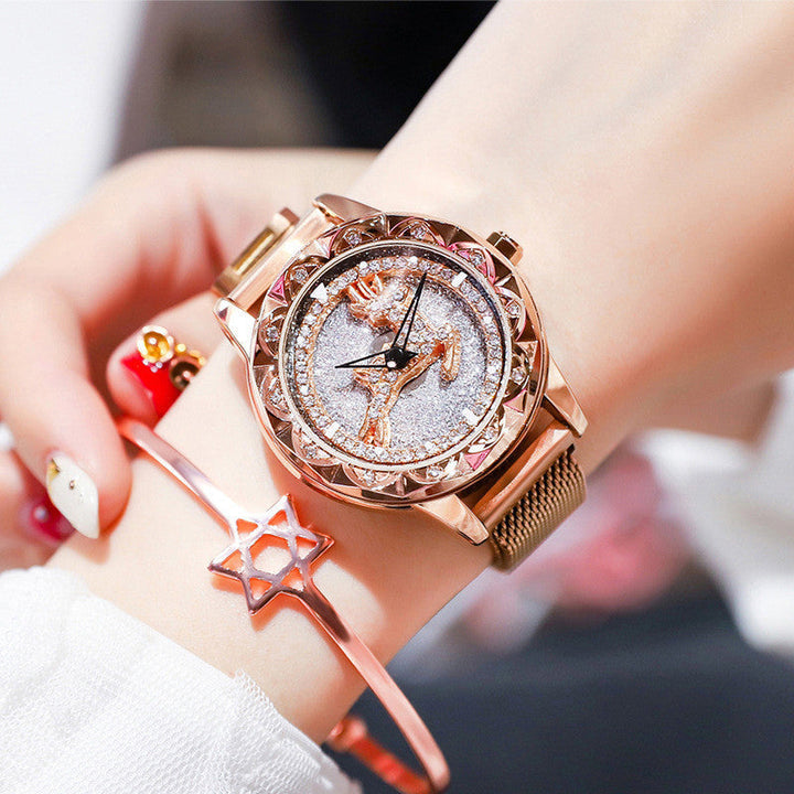 BowLift | Fashion Women Watch, with 360¬∞ Rotatable Dial, Magnetic Watch Band & Daily Waterproof