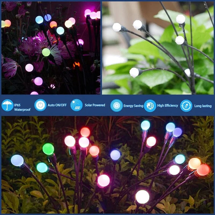 Solar-powered firefly garden light | Bowlift