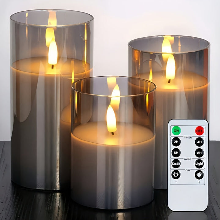 FlameFree LED Candle Set – Stylish Ambient Lighting for Indoor and Outdoor Bowlift