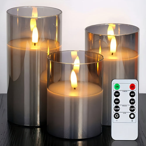 FlameFree LED Candle Set – Stylish Ambient Lighting for Indoor and Outdoor Bowlift