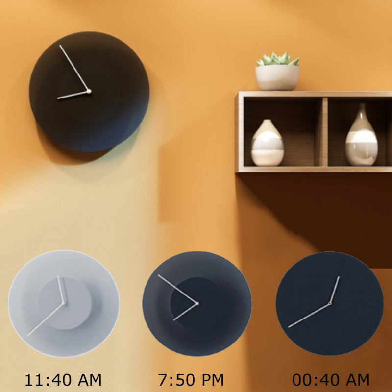 BowLift | Cool Minimalist Gradient-Changing Wall Clock, for Office, Livingroom, Bedroom and More