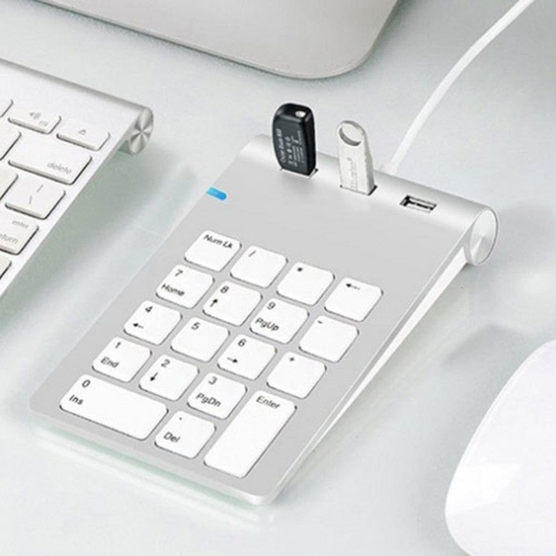 BowLift | Portable Laptop Numeric Keypads, with 3*USB3.0 Ports & Sleek Design, for Windows & IOS