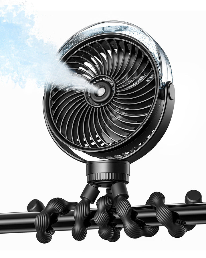 Misting Stroller Fan – Portable Baby Fan with Spray | Bowlift