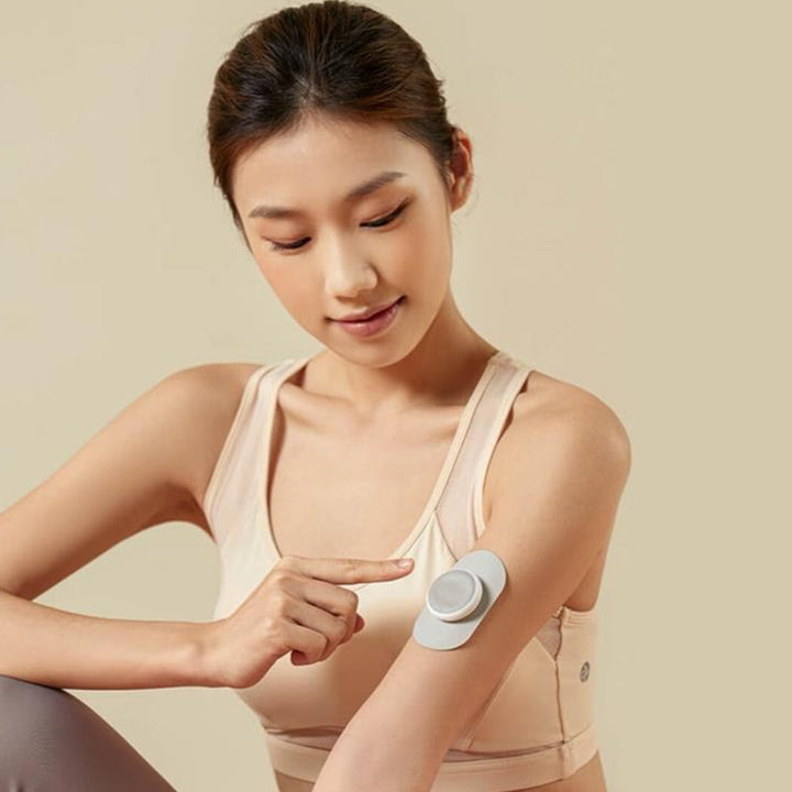 BowLift | Portable Rechargeable Mini Massage Patch, with Dual Massage Hosts, Low-Frequency Pulse Technology, for Neck, Back, Leg & More