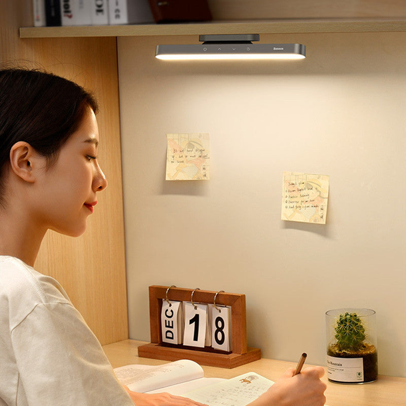 BowLift | Rechargeable Magnetic LED Desk Lamp with Stepless Dimming, for Study, Cabinet, Bedside