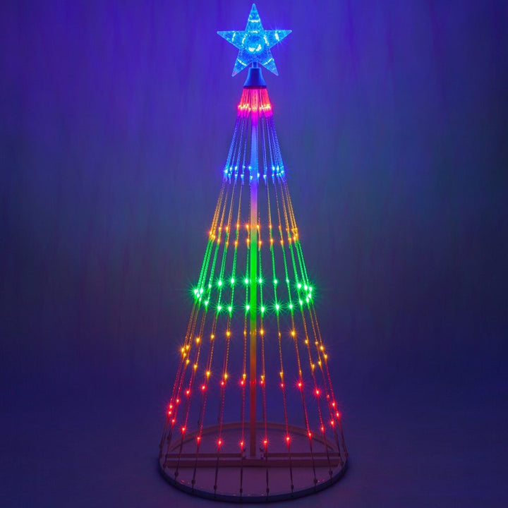 BowLift | Christmas – Multicolored LED-animated Outdoor Christmas Tree Light Show