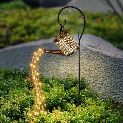 Solar Watering Can LED Lamp for the Garden | Bowlift