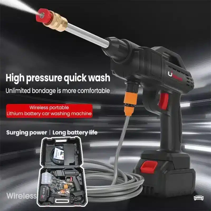 Portable high-pressure cleaner 7 bar/101 PSI – with battery including charger – | Bowlift