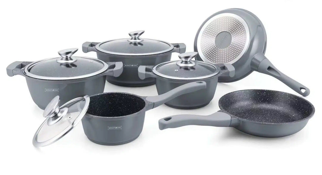 Royalty Line Cookware Set made of Aluminum (10 Pieces) | Bowlift