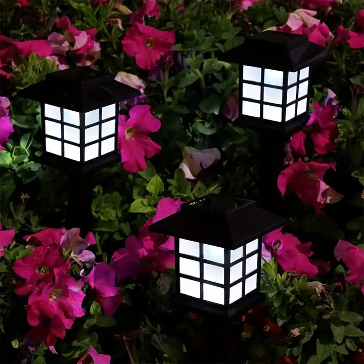 BowLift | Solar Garden Lights in Lantern Style – Waterproof LED Path Lighting for Outdoor Areas
