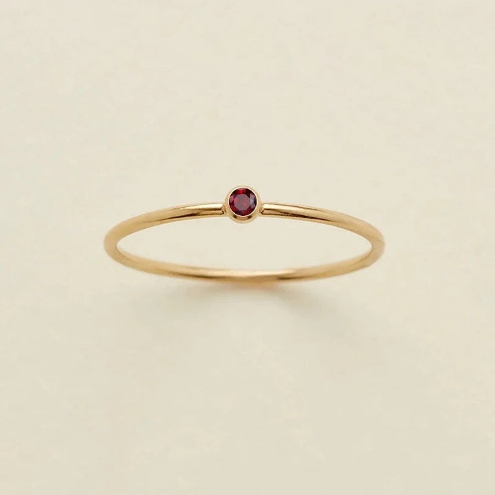 BowLift | Dainty Birthstone Ring