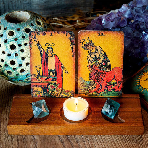 Tarot Wooden Candlestick Ornament | Bowlift