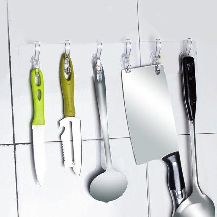 BowLift | Multifunctional transparent 6 hooks