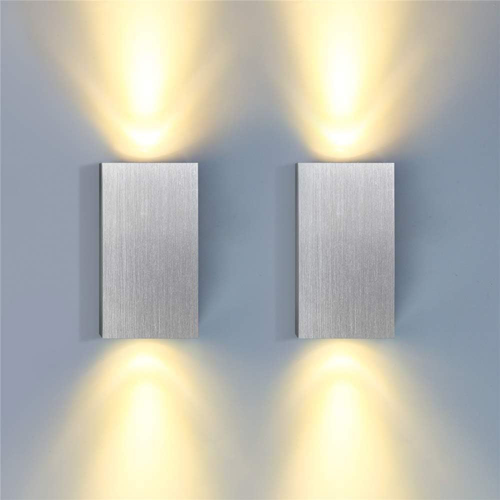 Modern Simplicity Waterproof Aluminum Cubic LED Wall Sconce Lamp For Outdoor Patio | Bowlift