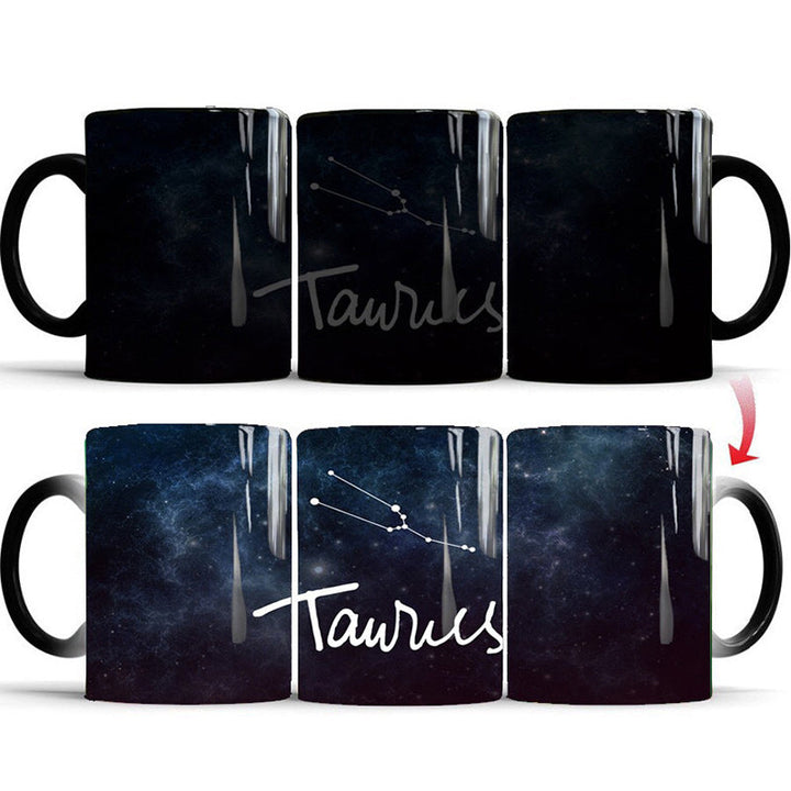 Zodiac Color Changing Magic Mugs, Heat Sensitive Ceramics Cups | Bowlift