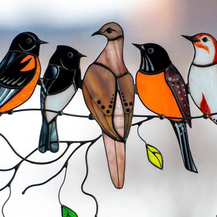BowLift | Stained Glass Bird Suncatcher - Francia