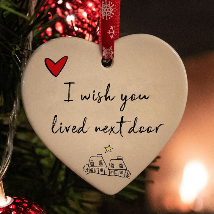 BowLift | Ceramic Heart Hanging Ornament