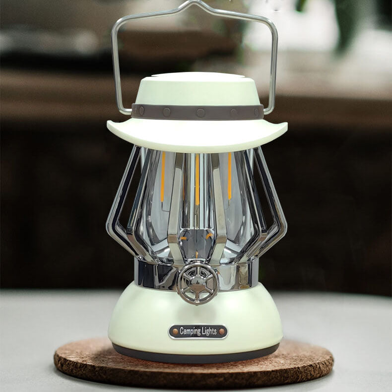 Modern Handheld Metal Texture Camping LED Outdoor Light | Bowlift