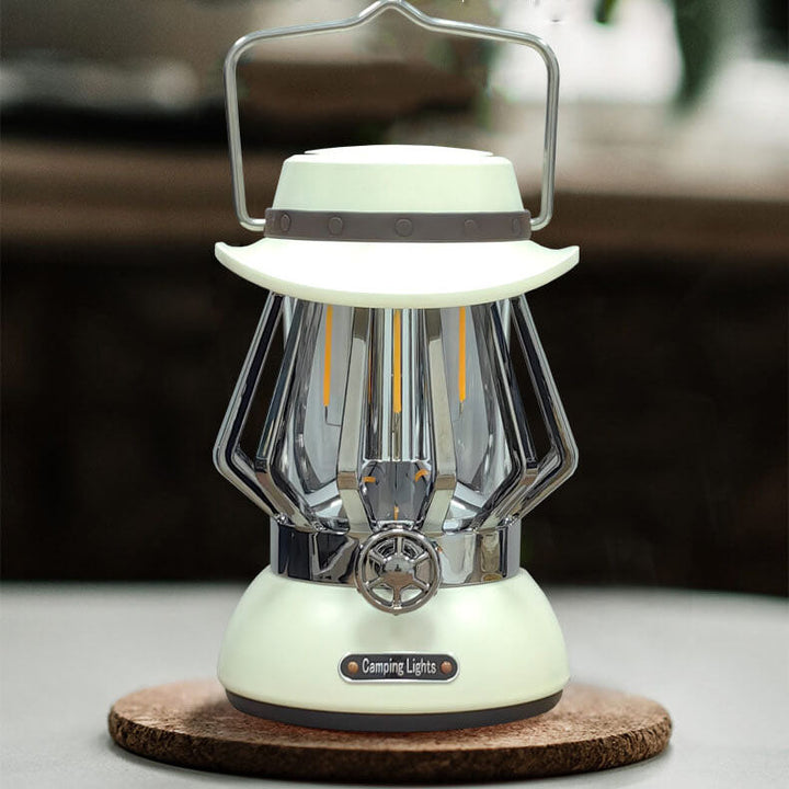 Modern Handheld Metal Texture Camping LED Outdoor Light | Bowlift