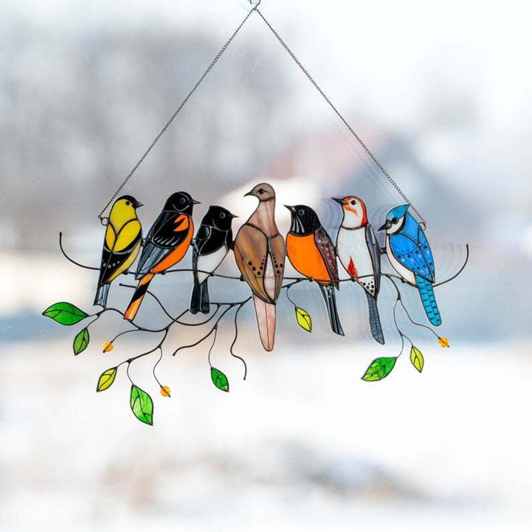 BowLift | Stained Glass Bird Suncatcher - Francia