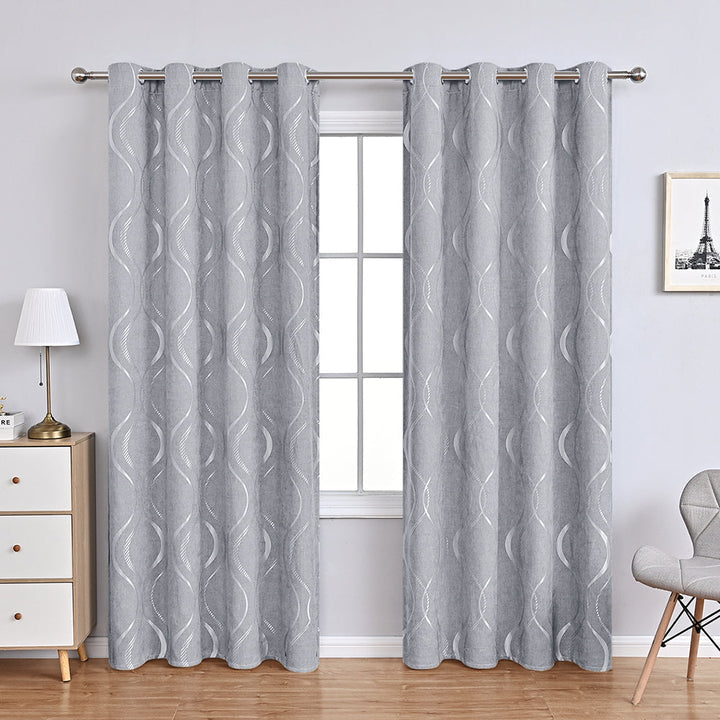 BowLift | FloralElegance Curtains - Luxury Chenille Flower Print Curtains