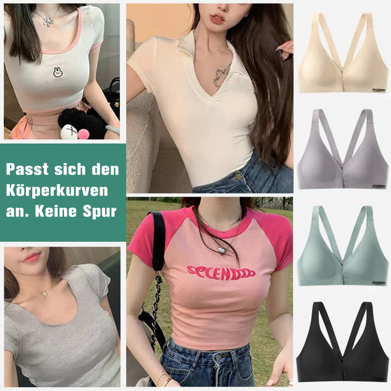 BowLift | Ruching and supportive bra with buckle in front
