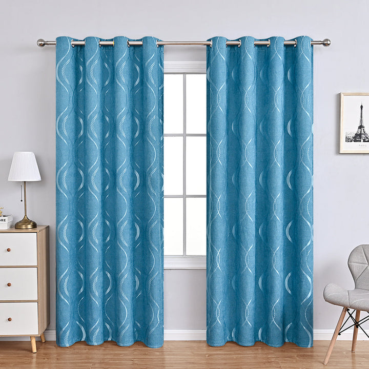 BowLift | FloralElegance Curtains - Luxury Chenille Flower Print Curtains