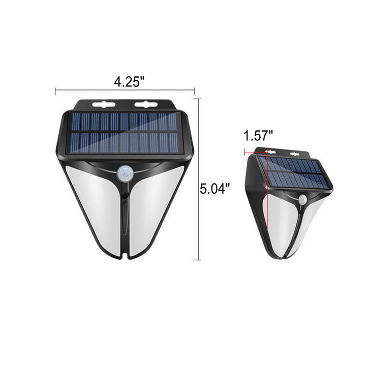 BowLift | Solar Intelligent Triangle Outdoor Waterproof Body Sensor Patio LED Wall Light