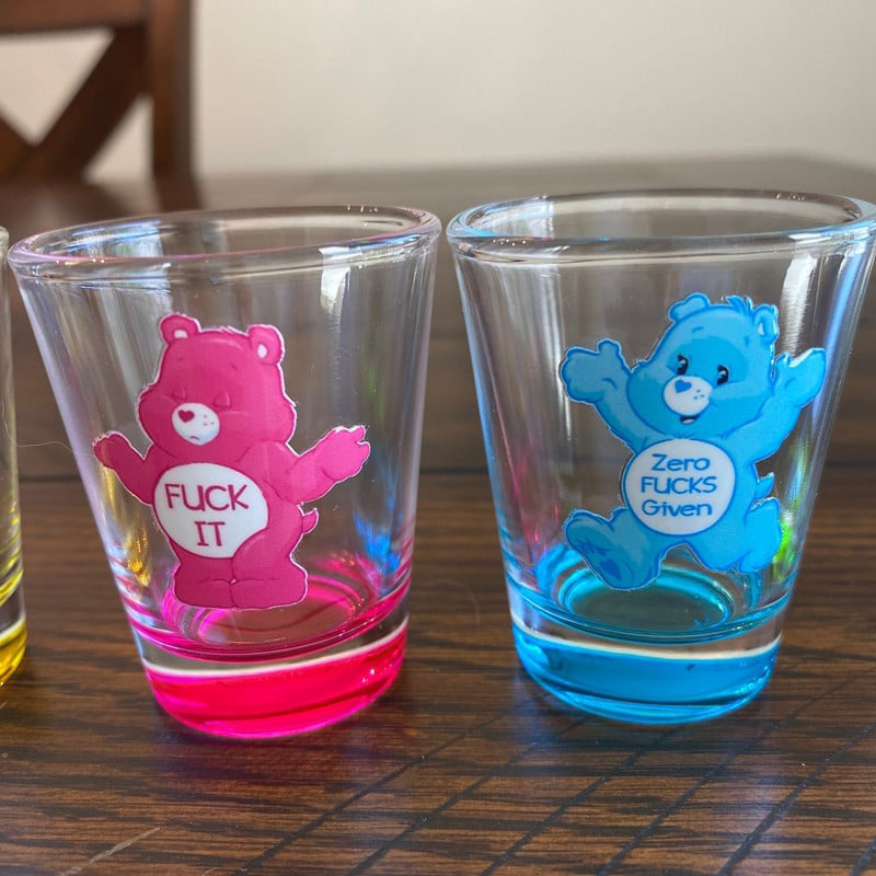 BowLift | Swear Bears Shot Glasses, 6 Pieces