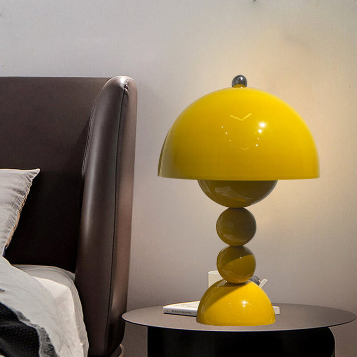 BowLift | Modern Luxury Table Lamp made of Green Pumpkin Ceramic with 1 Light – Ideal for Night/Living Room/Bedroom/Office