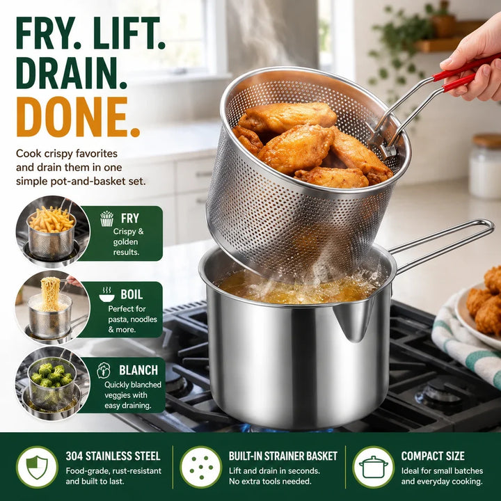 BowLift | 2-in-1 Cook & Drain Pot