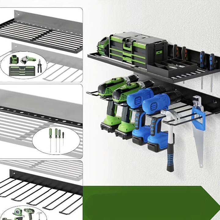 BowLift | Wall Mounted Metal Tool Storage Shelf