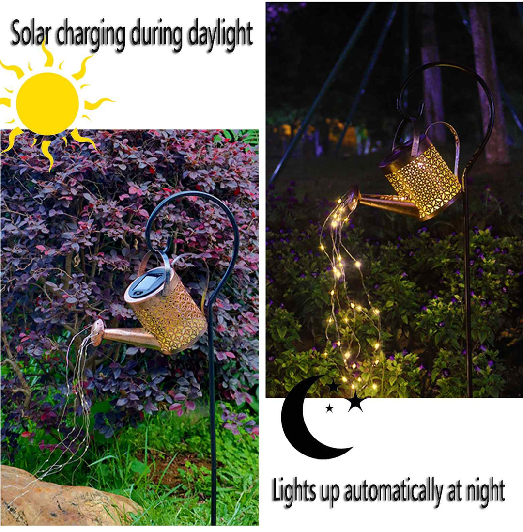 Solar Watering Can LED Lamp for the Garden | Bowlift