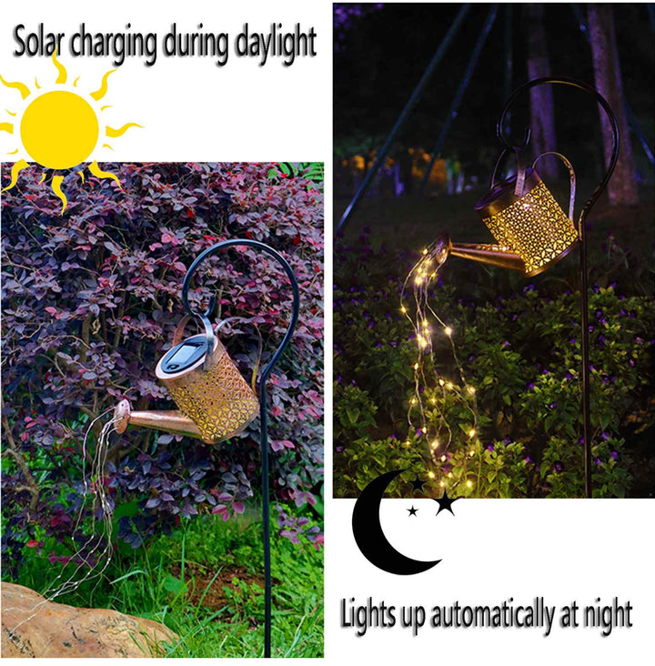 Solar Watering Can LED Lamp for the Garden | Bowlift