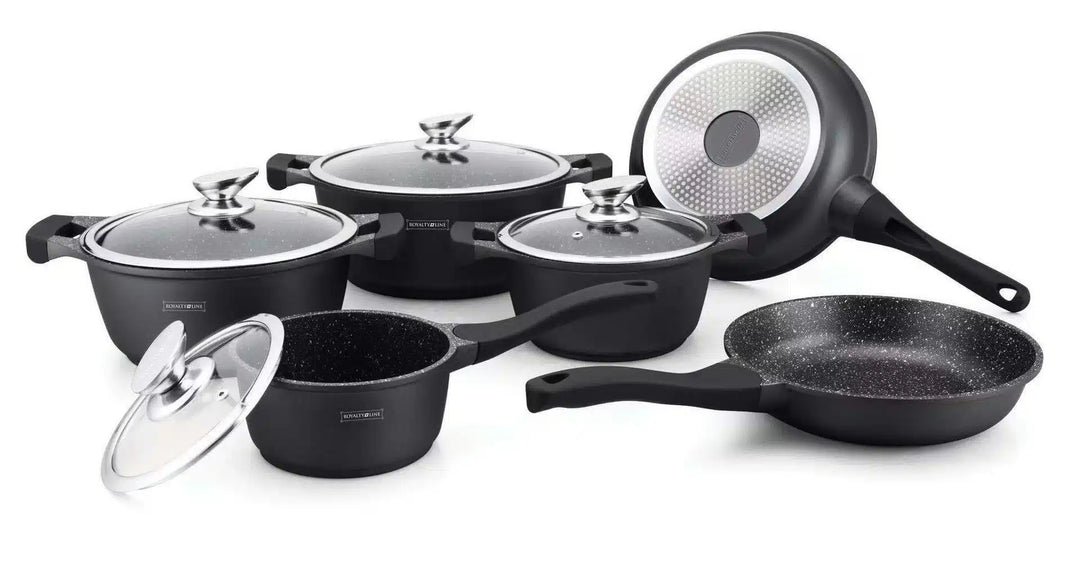 Royalty Line Cookware Set made of Aluminum (10 Pieces) | Bowlift