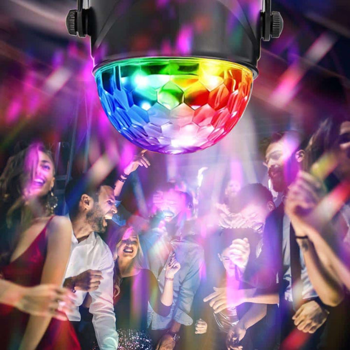 Rotating LED disco ball with remote control | Bowlift