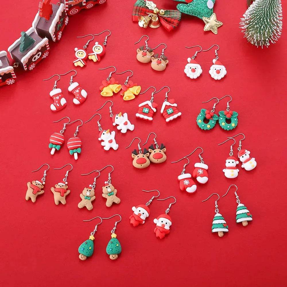 BowLift | Creative Cartoon Christmas Earrings Fashion