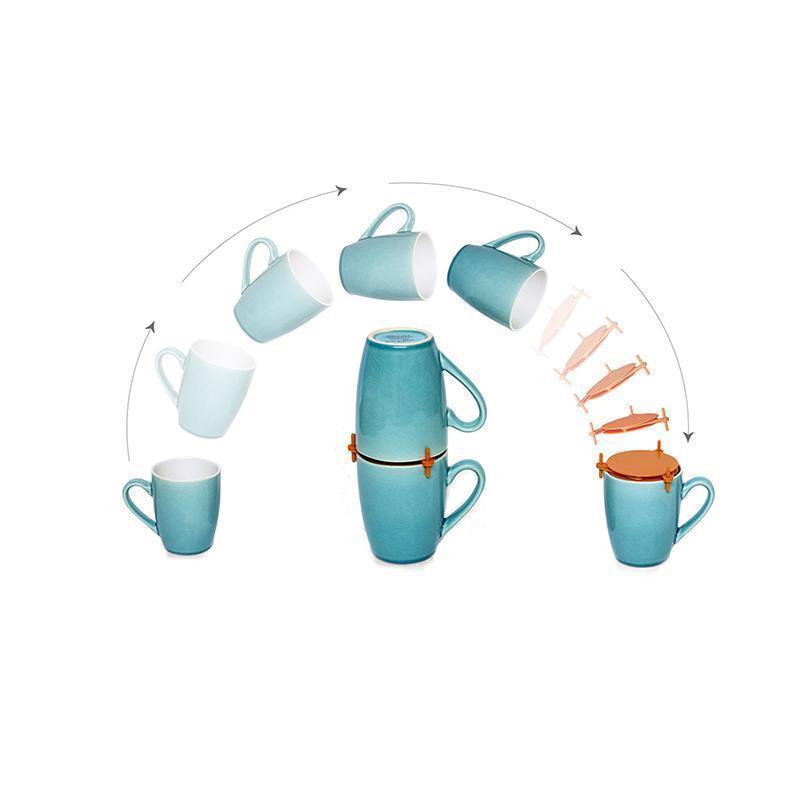 BowLift | Coffee Mug Organizers and Storage, (6-Pack)