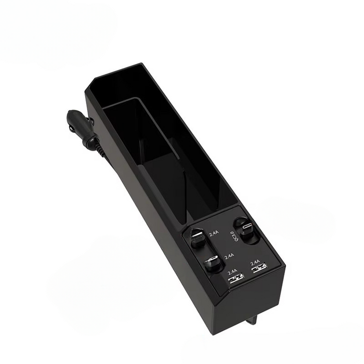 BowLift | Car Seat Gap Storage Box with Charging Cable
