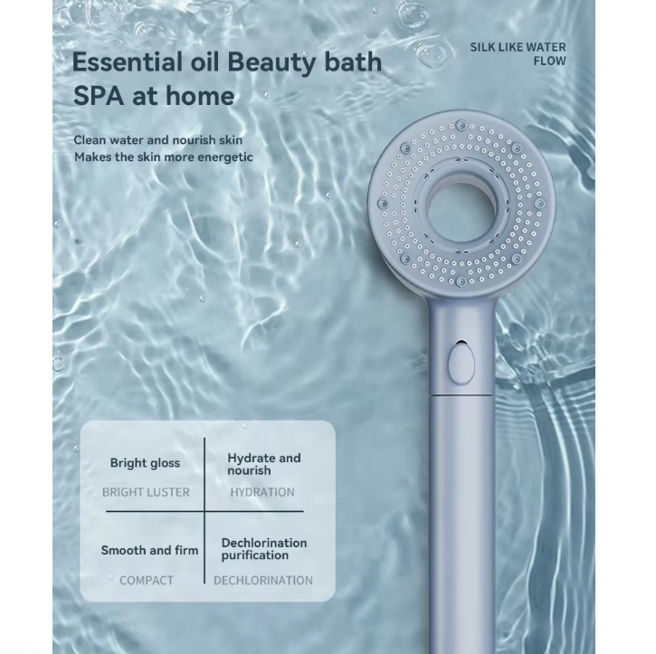 BowLift | High-Pressure Massager Power Spray Shower Head