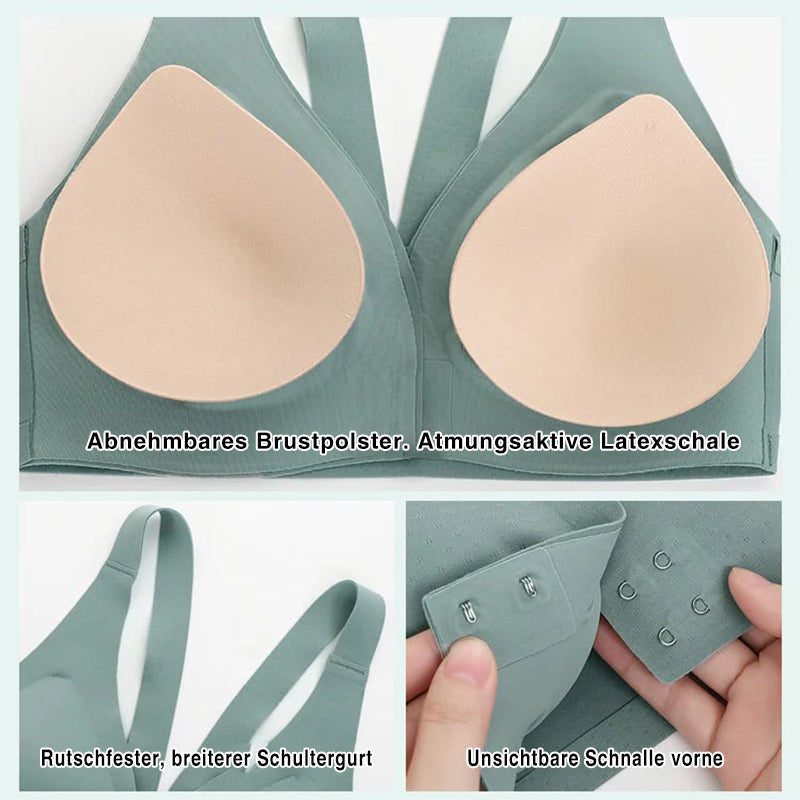 BowLift | Ruching and supportive bra with buckle in front