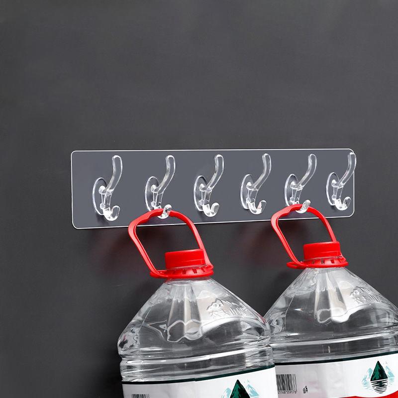 BowLift | Multifunctional transparent 6 hooks