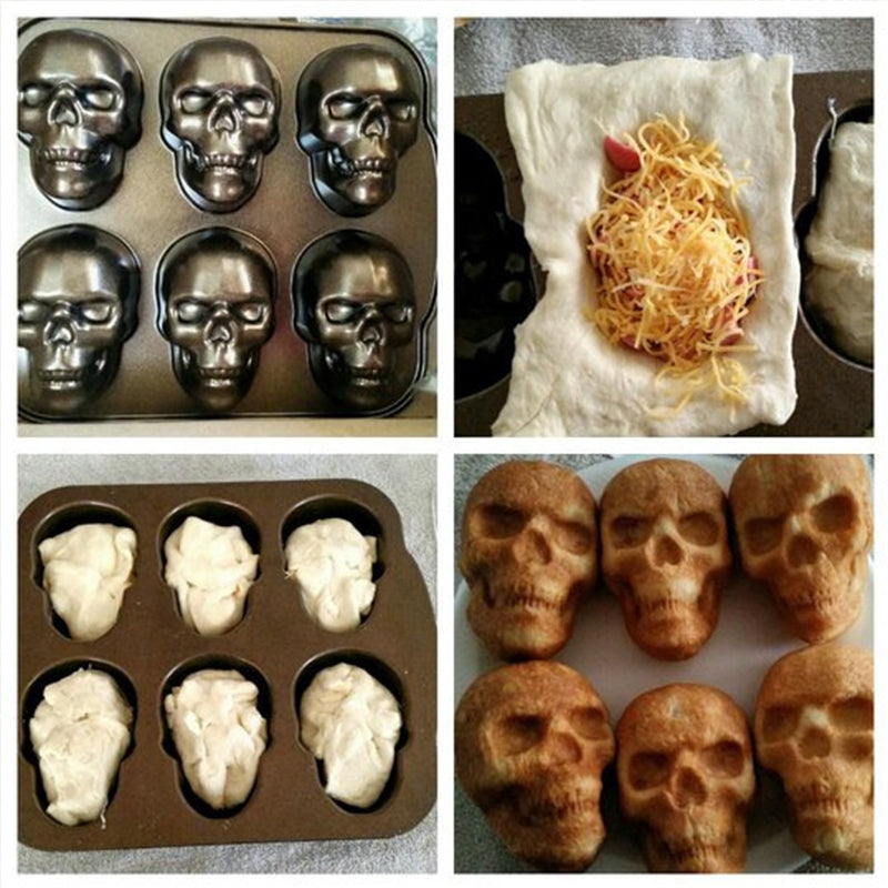 3D Skull Mold - Aluminum Baking Pan | Bowlift