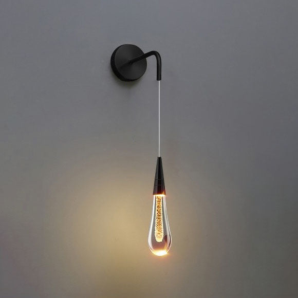 BowLift | LumeTear Luxe LED Wall Lamp Dimmable Drop Design for Bedroom and Living Room